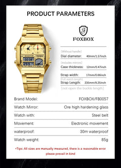 Square Shape Multi-Function Sports Watch