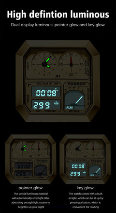Men's Digital Analog Watch for Active Lifestyle