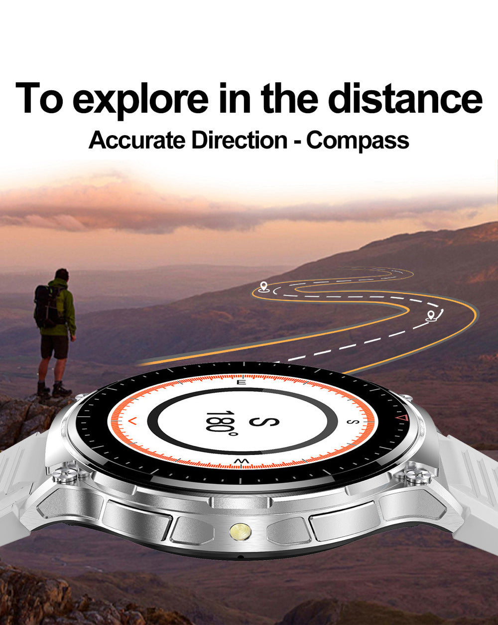 Eco-friendly silicone strap on QW50