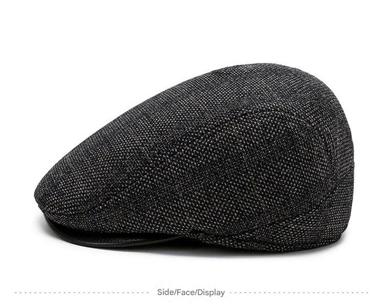 Men's stylish beret with ear warmers