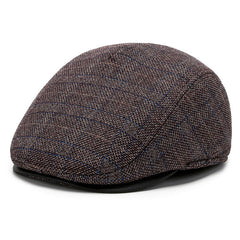 Men's fashionable winter beret for outdoor use