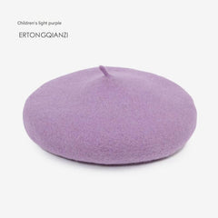 Kids wool beret hat image 1