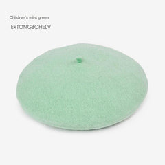 Kids wool beret hat image 4