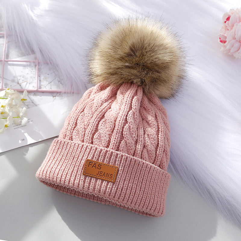 close up of soft acrylic kids beanie