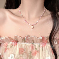 lightweight pearl necklace for women