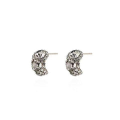 alloy earrings in a trendy geometric shape