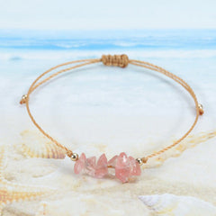 Vibrant bracelet showcased on a white background