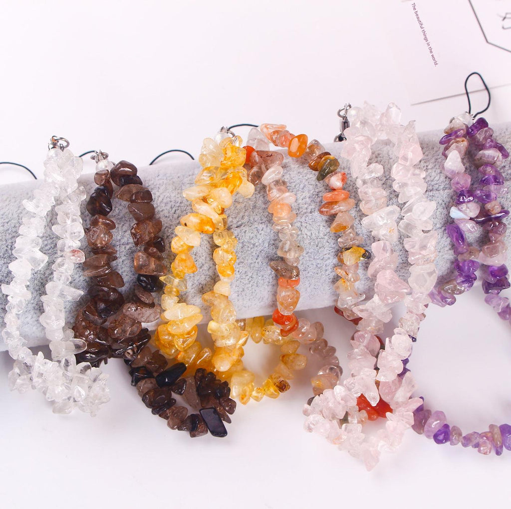 Stylish design of natural stone phone strap