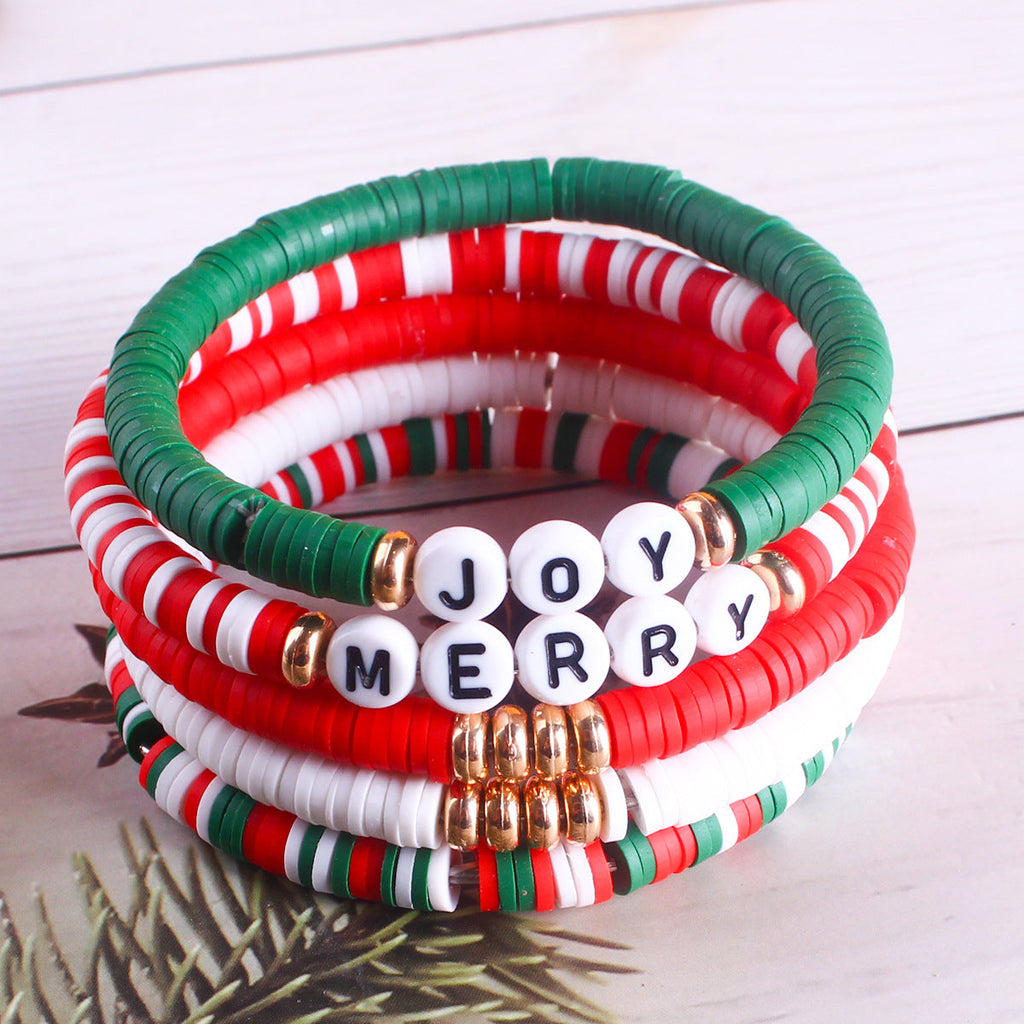 Elegant Handmade Soft Clay Beaded Bracelet Image 8