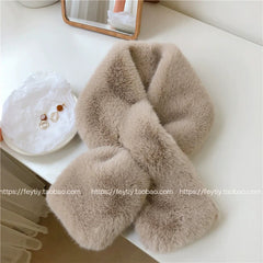 close up of soft faux fur texture