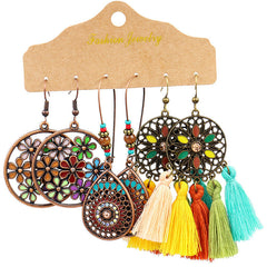 Stylish alloy waterdrop earrings image 1