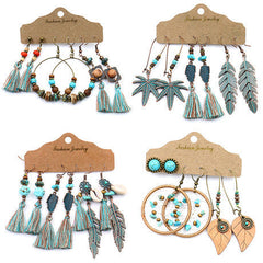 Multiple colour options of alloy earrings image 7