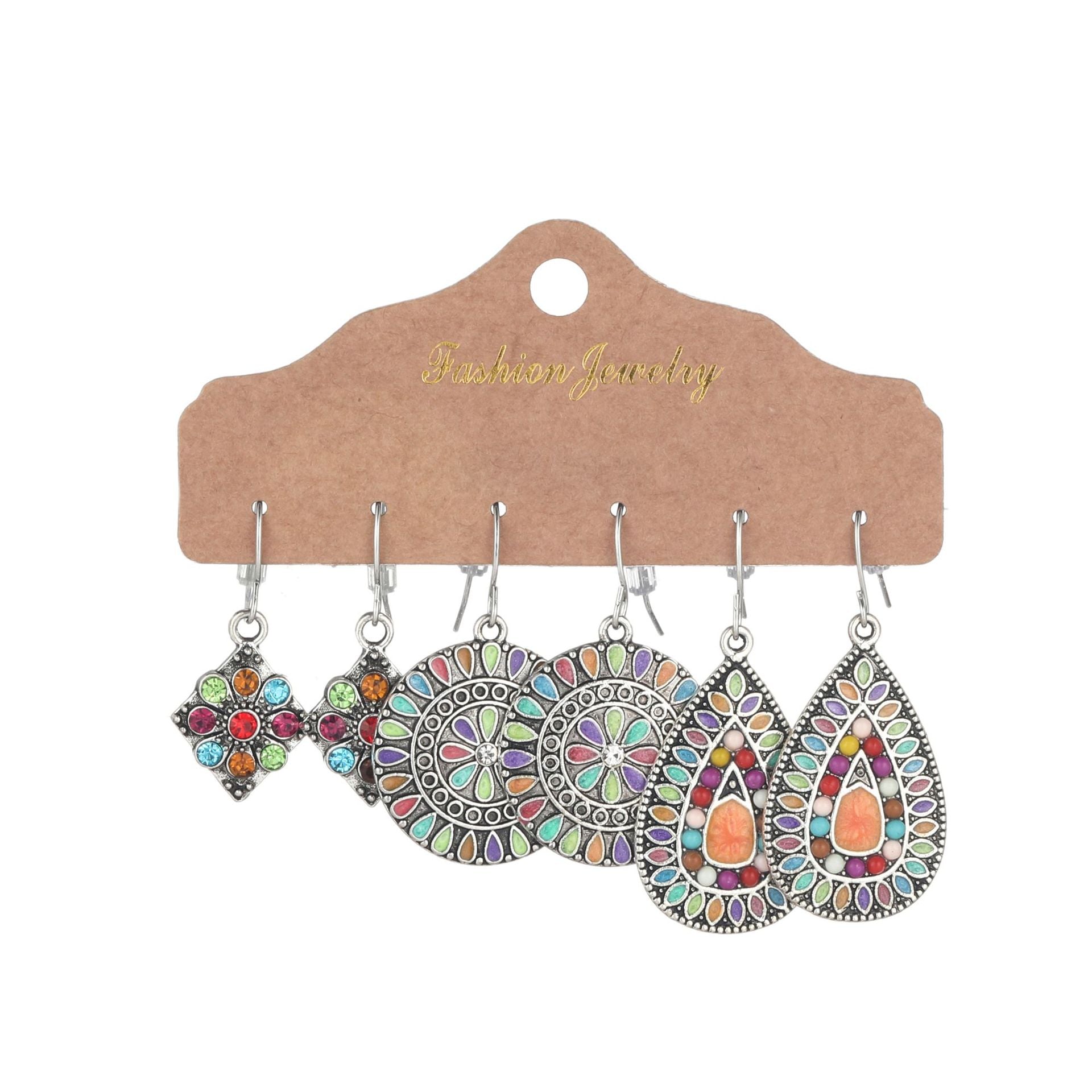 Lightweight alloy earrings for everyday use