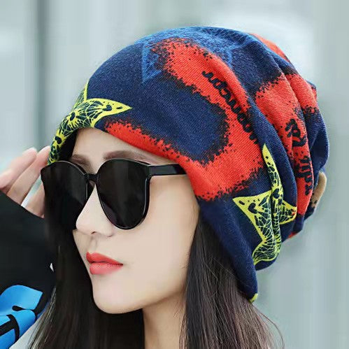 Stylish floral patterns on neck gaiter