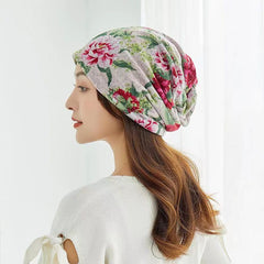 Floral neck gaiter in vibrant colours