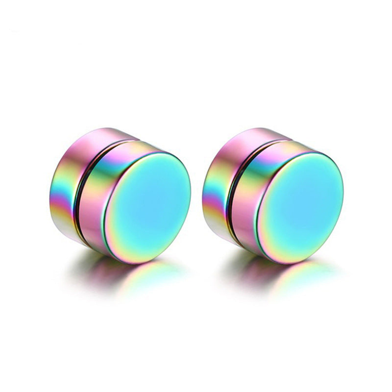 Different colour options of titanium ear studs