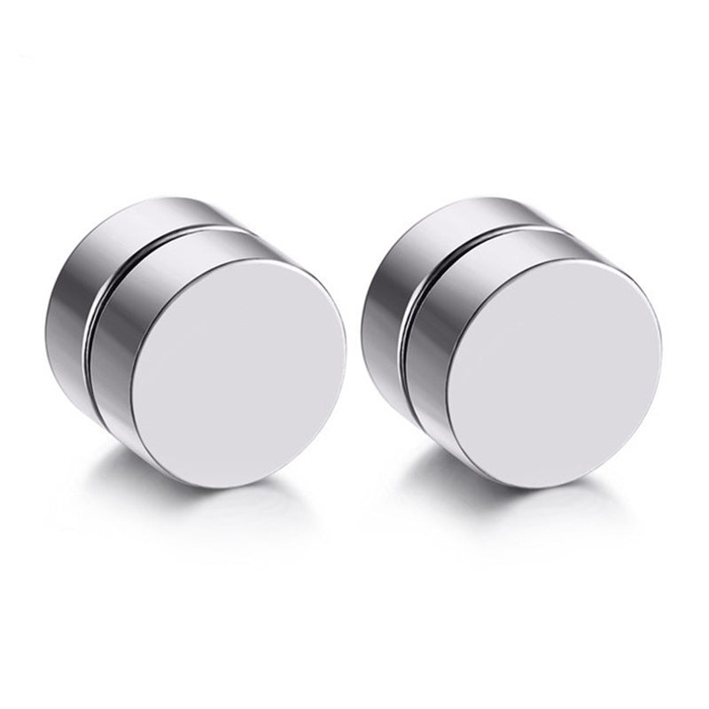 Titanium steel ear studs in various sizes and colours