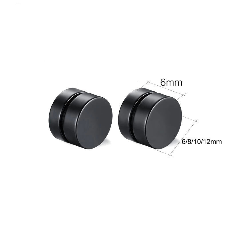 Stylish and elegant gold magnetic ear studs