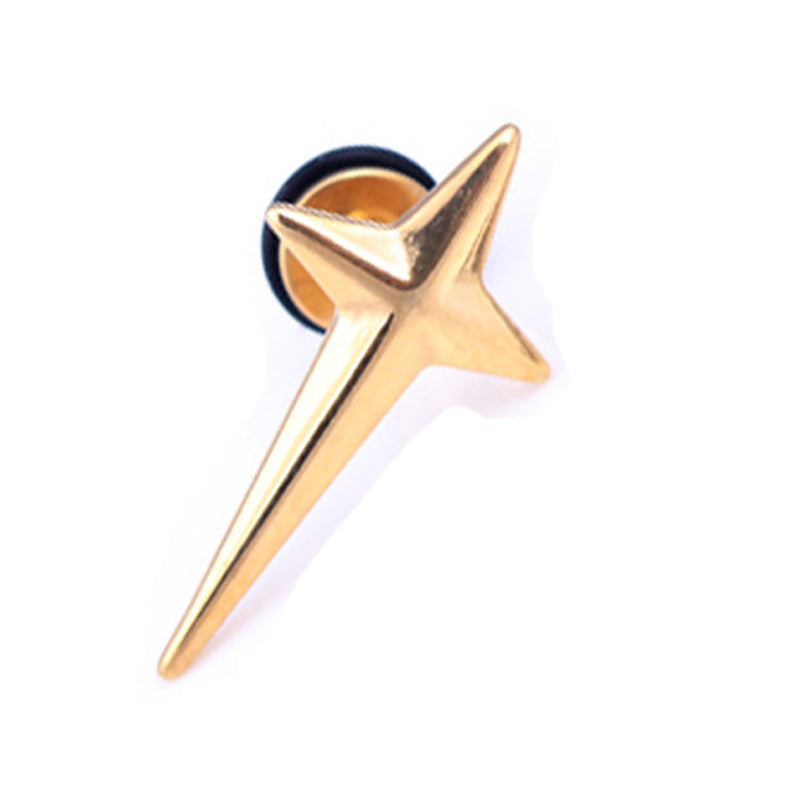 Fashion-forward titanium earrings for men