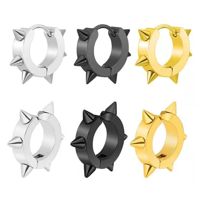 Versatile geometric ear clips in various colours image 7