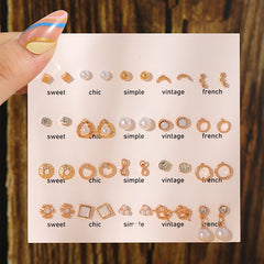 Stunning Pearl Earrings Set Image 7