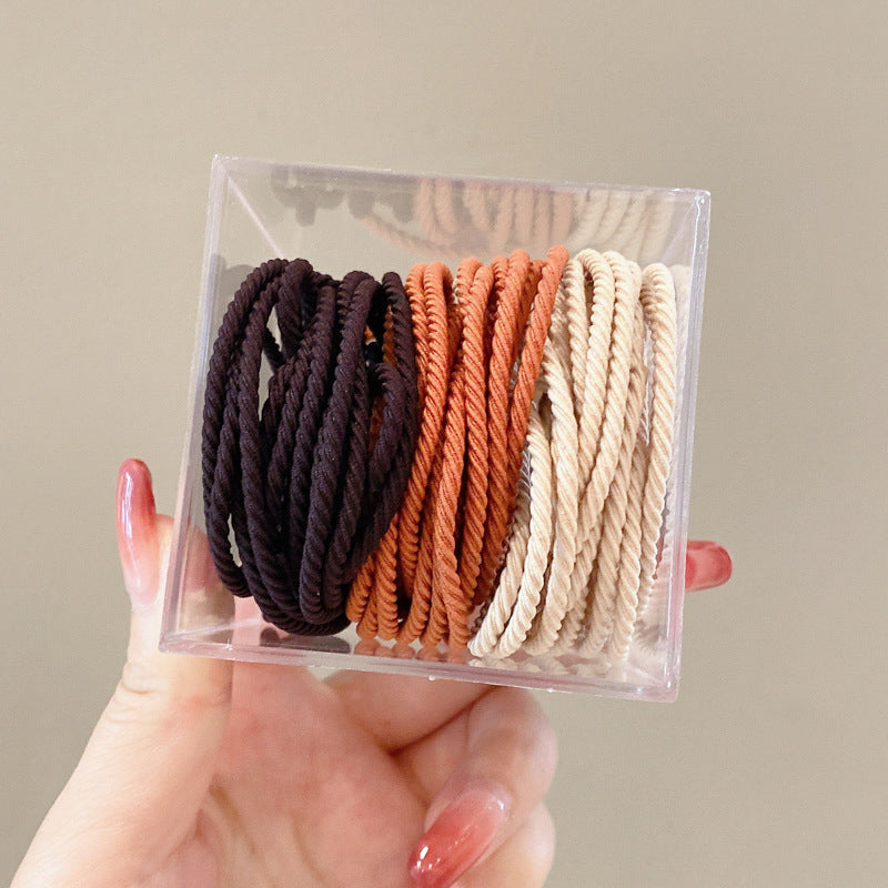 Durable towel hair ties for secure hold