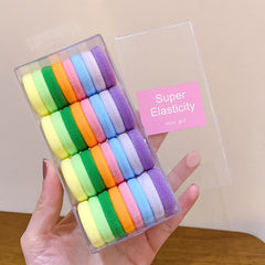 Comfortable fabric hair ties for ponytails