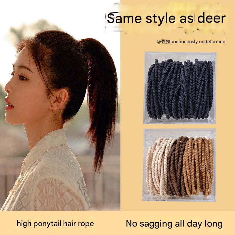 High elasticity hair ties for better grip