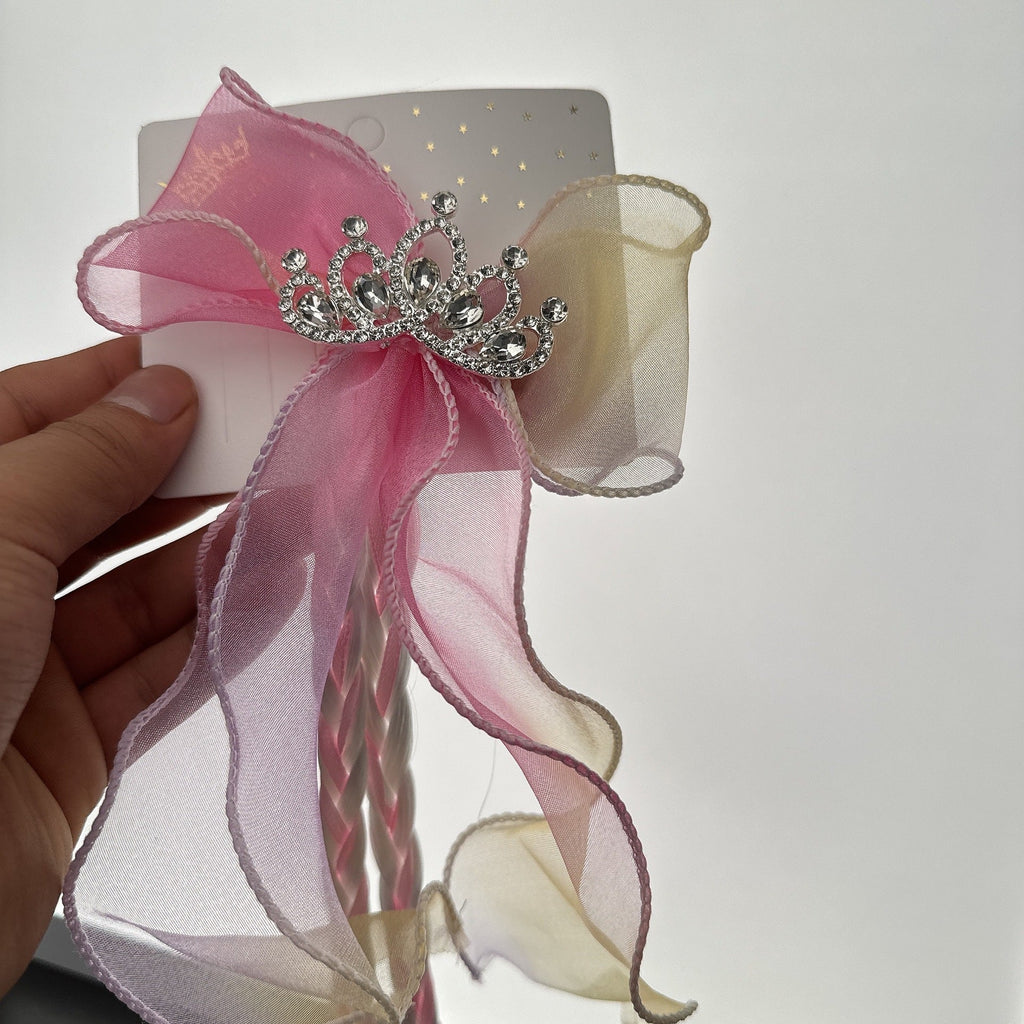 Dainty ribbon hair clip for everyday wear