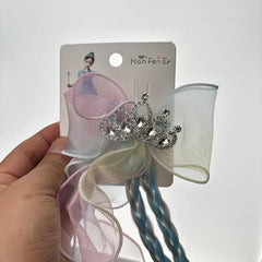 Dainty ribbon hair clip for everyday wear