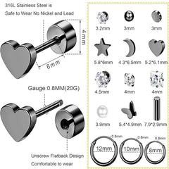 Geometric design earrings - image 3