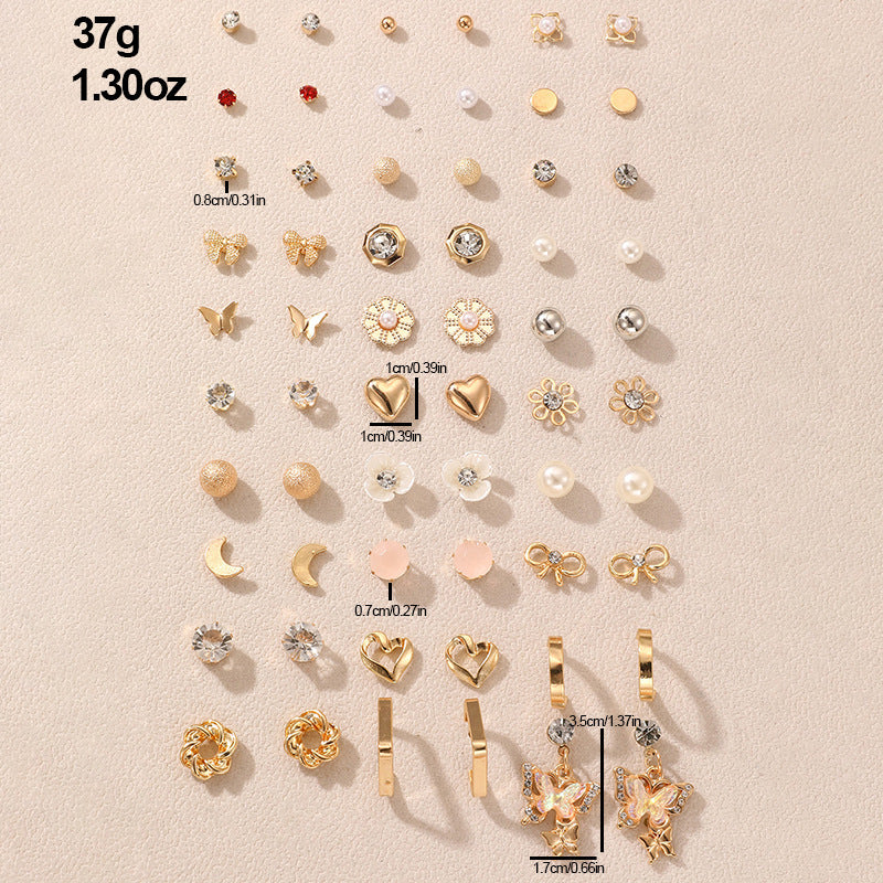 Versatile earrings displayed on a light background