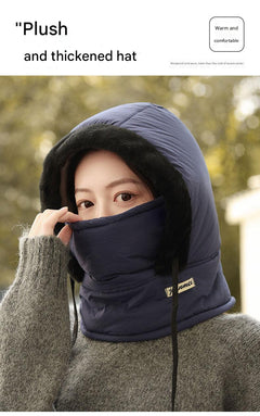 Group of colourful winter hats for various styles
