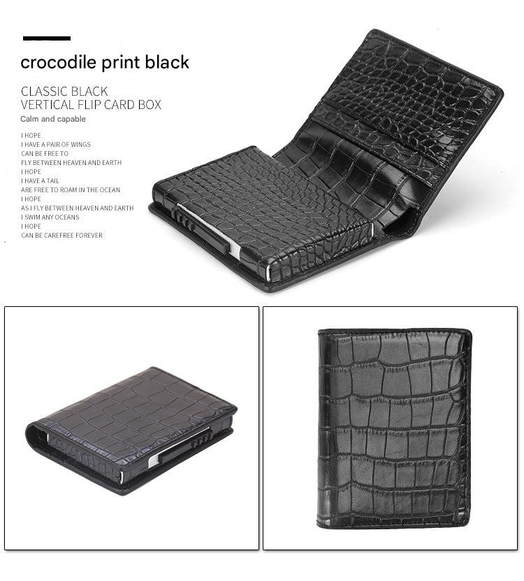 Durable RFID wallet with aluminium construction