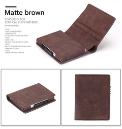 Sleek design of an RFID credit card holder