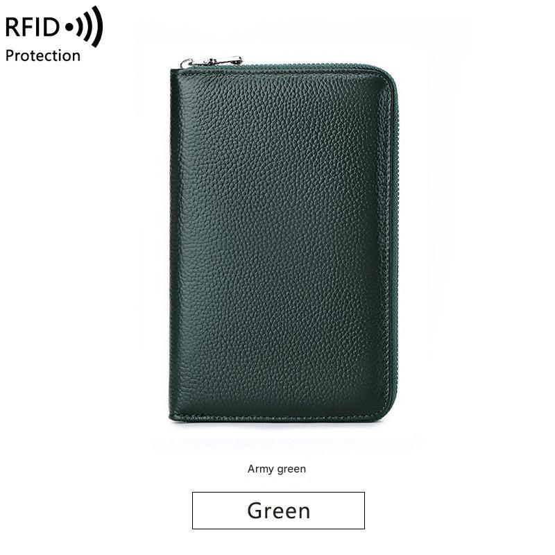 Premium RFID Leather Passport Holder Image 9
