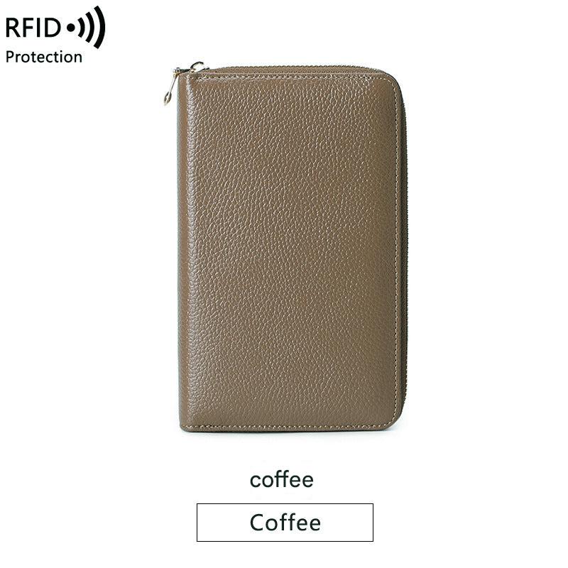 Premium RFID Leather Passport Holder Image 9