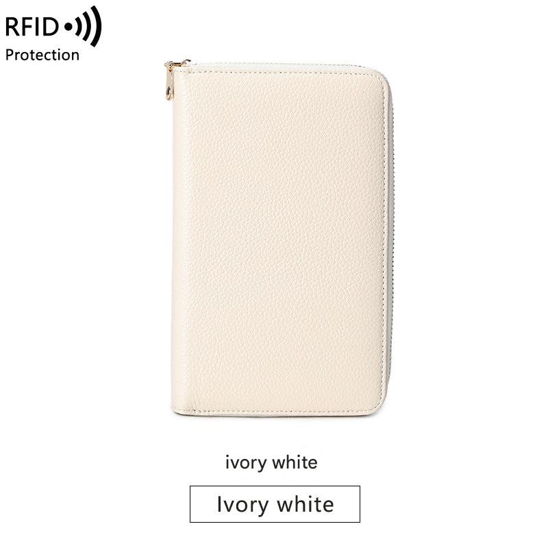 Premium RFID Leather Passport Holder Image 1