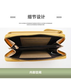 Elegant black leather crossbody bag for women