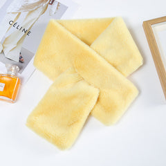 Cozy Multi-Color Faux Fur Scarf Image 9
