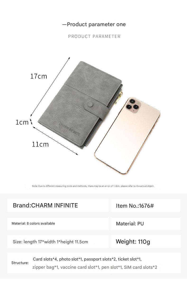 Interior compartments of Passport Holder