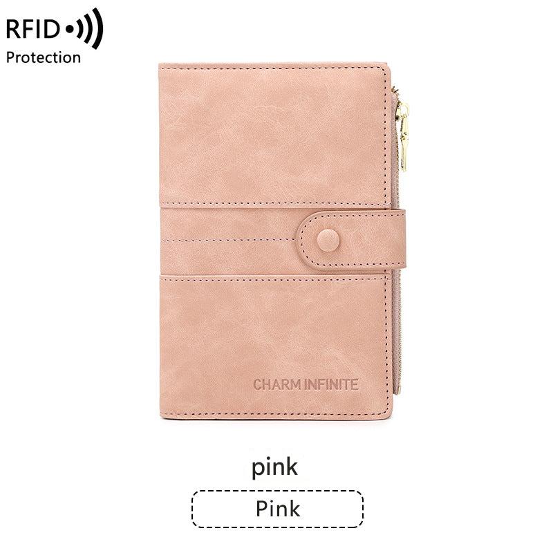 Secure RFID Passport Holder in Red