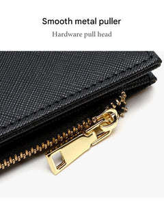 lightweight black passport holder