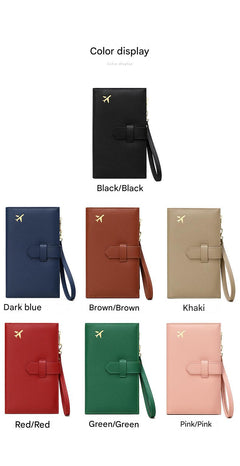 RFID blocking passport holder black