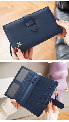 passport holder showing compartments