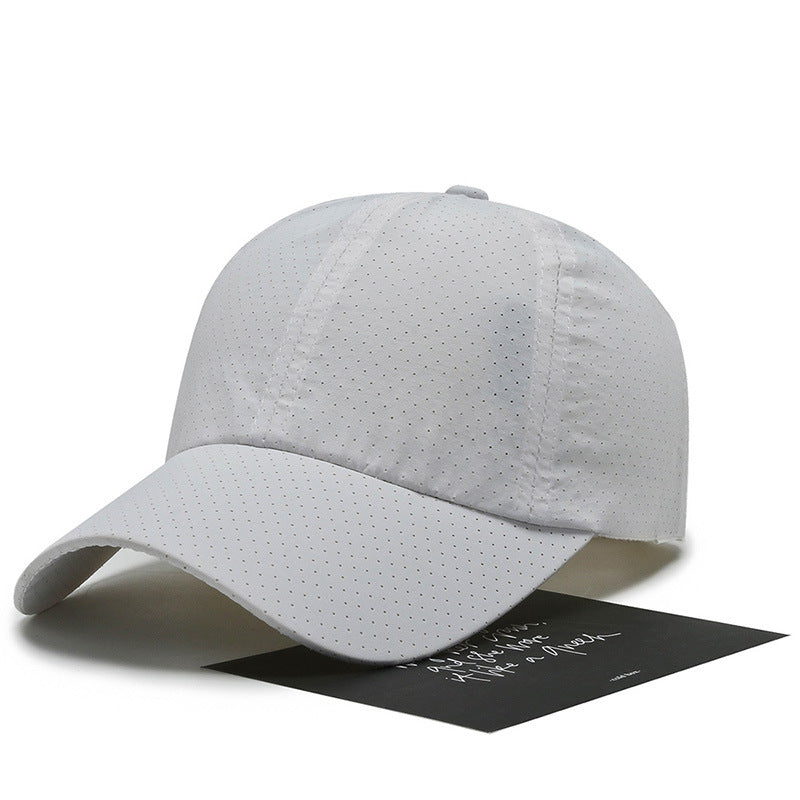 Men's Summer Quick-Dry Baseball Cap in sky blue colour
