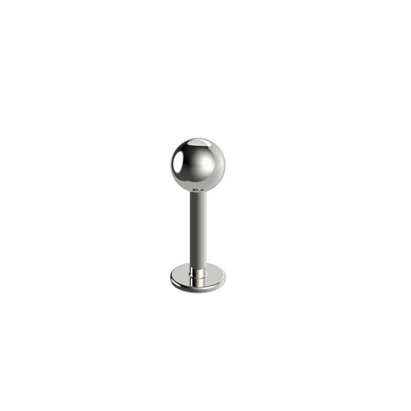 Colourful titanium lip piercing studs in display 5