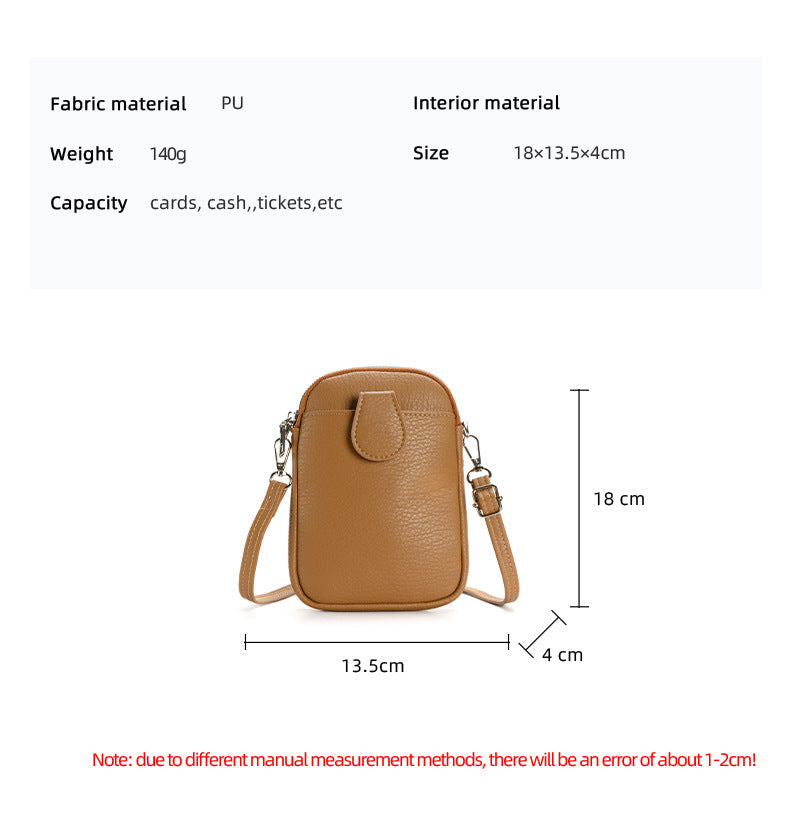 Fashionable mini crossbody bag for daily use