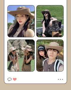 gray summer hat for hiking