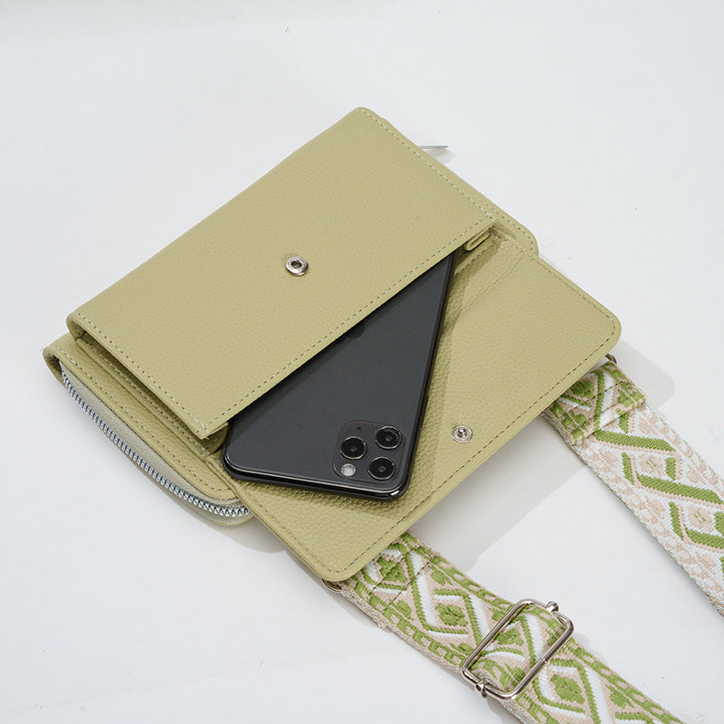 Adjustable strap feature of sling bag